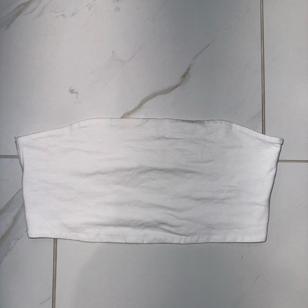 Brand new white tube top